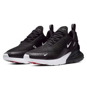 Nike AirMax 270s Pink bottom Black/White/Anthracite Kids 6y